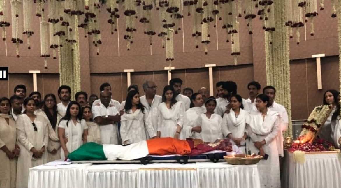 Sridevi funeral: Actress to be cremated with full state honours Sridevi funeral: Actress to be cremated with full state honours