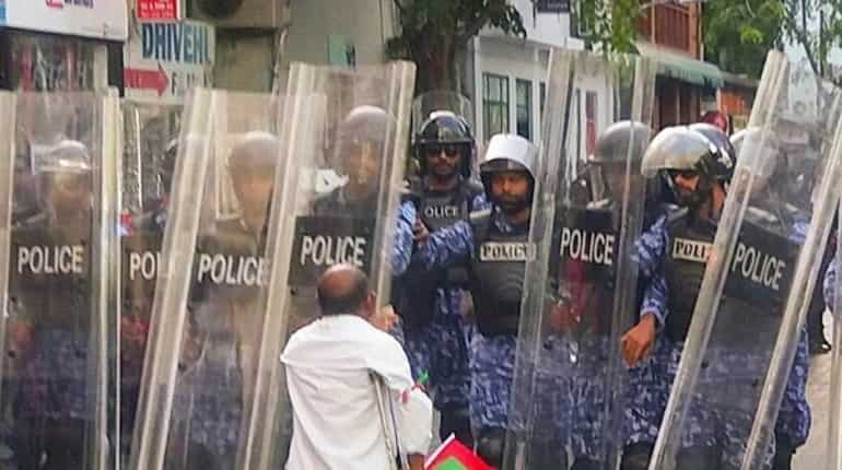 Anti-government protests intensify in Maldives, more opposition MPs detained Anti-government protests intensify in Maldives, more opposition MPs detained