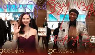 Watch: Stars delight backstage at Oscars 2018