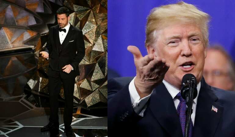 Trump, Kimmel face-off over low Oscar TV ratings Trump, Kimmel face-off over low Oscar TV ratings
