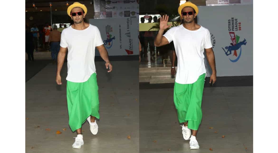 This lady made Ranveer Singh wear a skirt on Women's Day! This lady made Ranveer Singh wear a skirt on Women's Day!