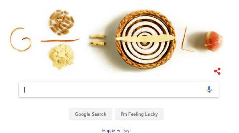 Google Doodle celebrates 'Pi' day Google Doodle celebrates 'Pi' day