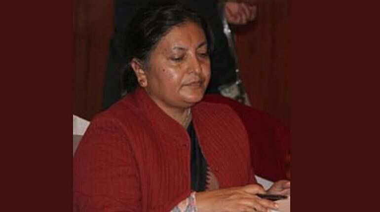 Nepal: President Bidya Devi Bhandari to take oath today at 4pm Nepal: President Bidya Devi Bhandari to take oath today at 4pm