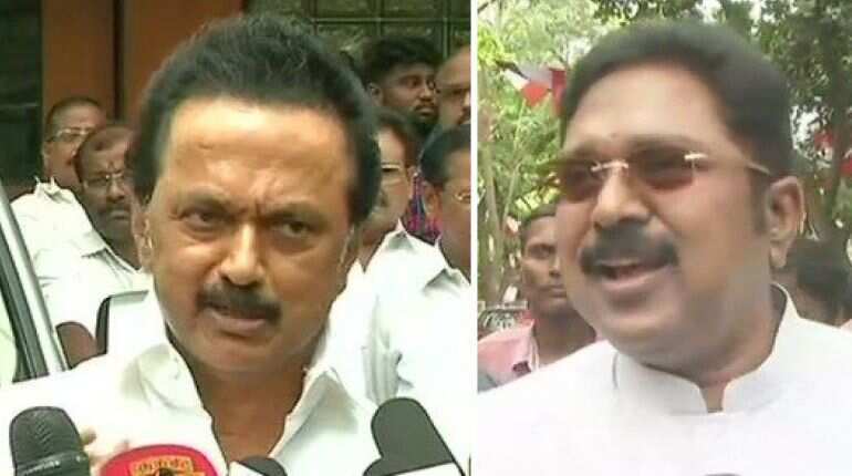 Dhinakaran, Stalin spar over 'Dravida Nadu' issue Dhinakaran, Stalin spar over 'Dravida Nadu' issue