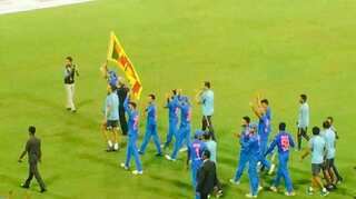 Rohit Sharma performs lap of honour with Sri Lankan flag, earns respect from local fans
