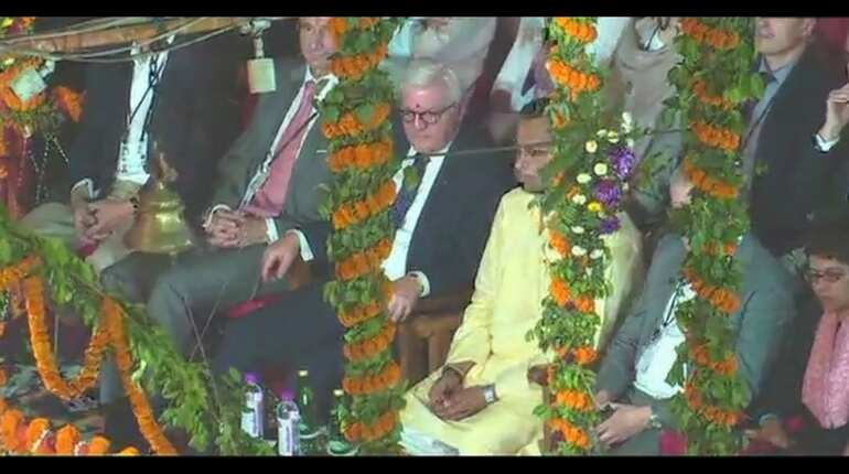 German President Frank-Walter Steinmeier visits Varanasi