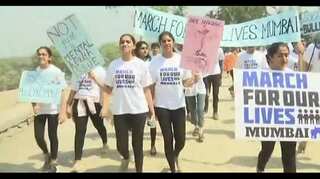 Students in Mumbai rally in support of tighter US gun laws