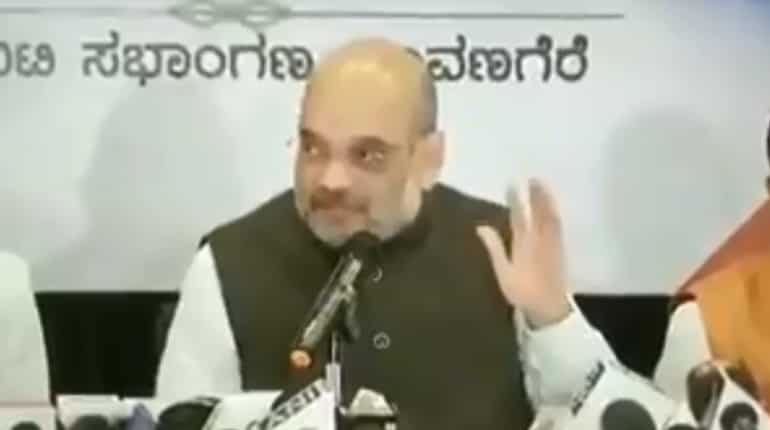Amit Shah's blooper: Calls Yeddyurappa government 'most corrupt'