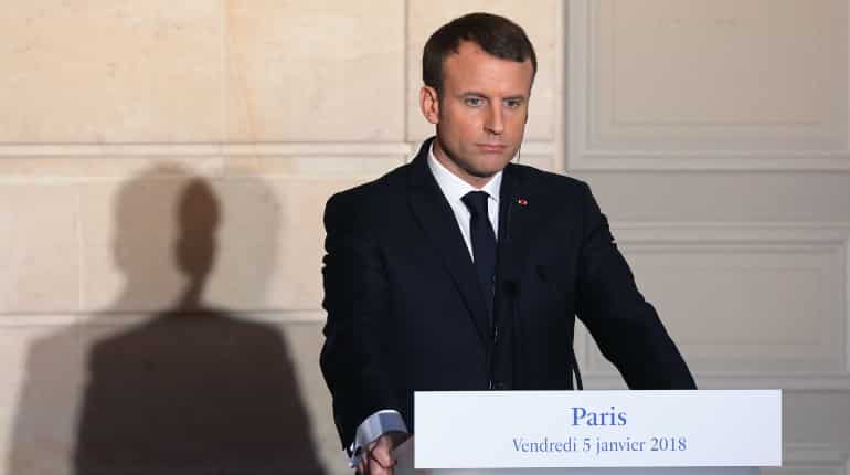 French president Emmanuel Macron condemns Syria 'chemical attacks'