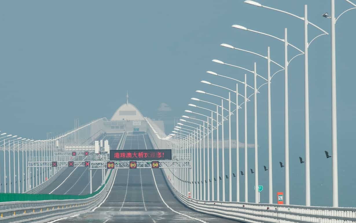 World's longest sea bridge