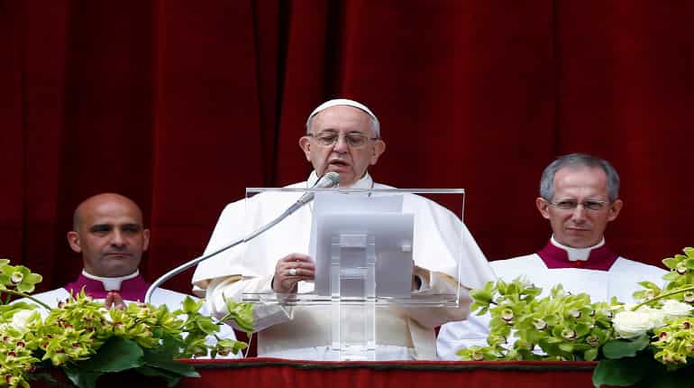 'Defenceless' being killed in Holy Land: Pope's Easter address after Gaza violence
