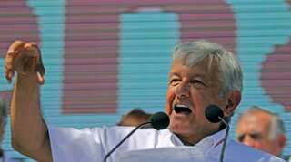 Mexico President says did not discuss border wall with US President Trump