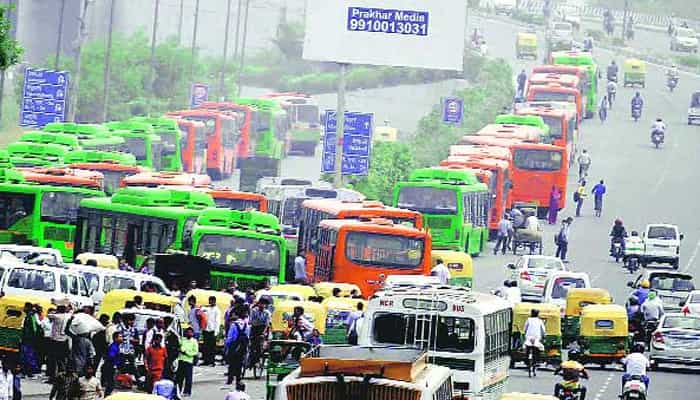 7,000 buses booked for flouting pollution norms in Delhi 7,000 buses booked for flouting pollution norms in Delhi
