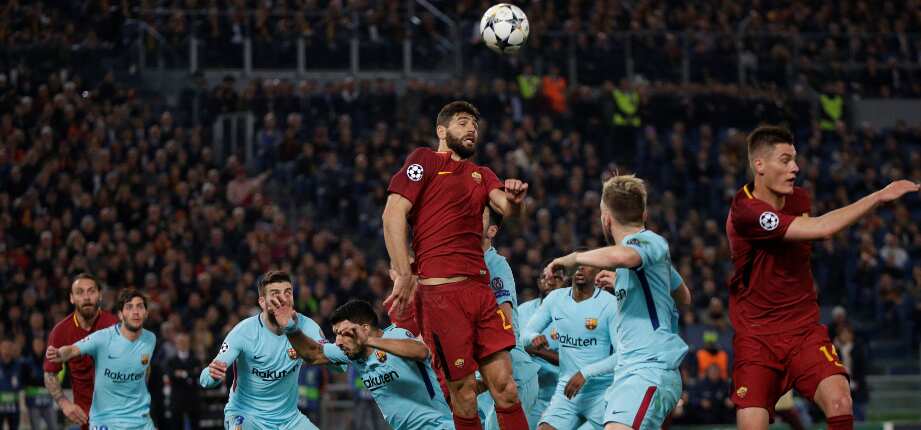 Champions League: Roma crush Barcelona, enter semi-final Champions League: Roma crush Barcelona, enter semi-final