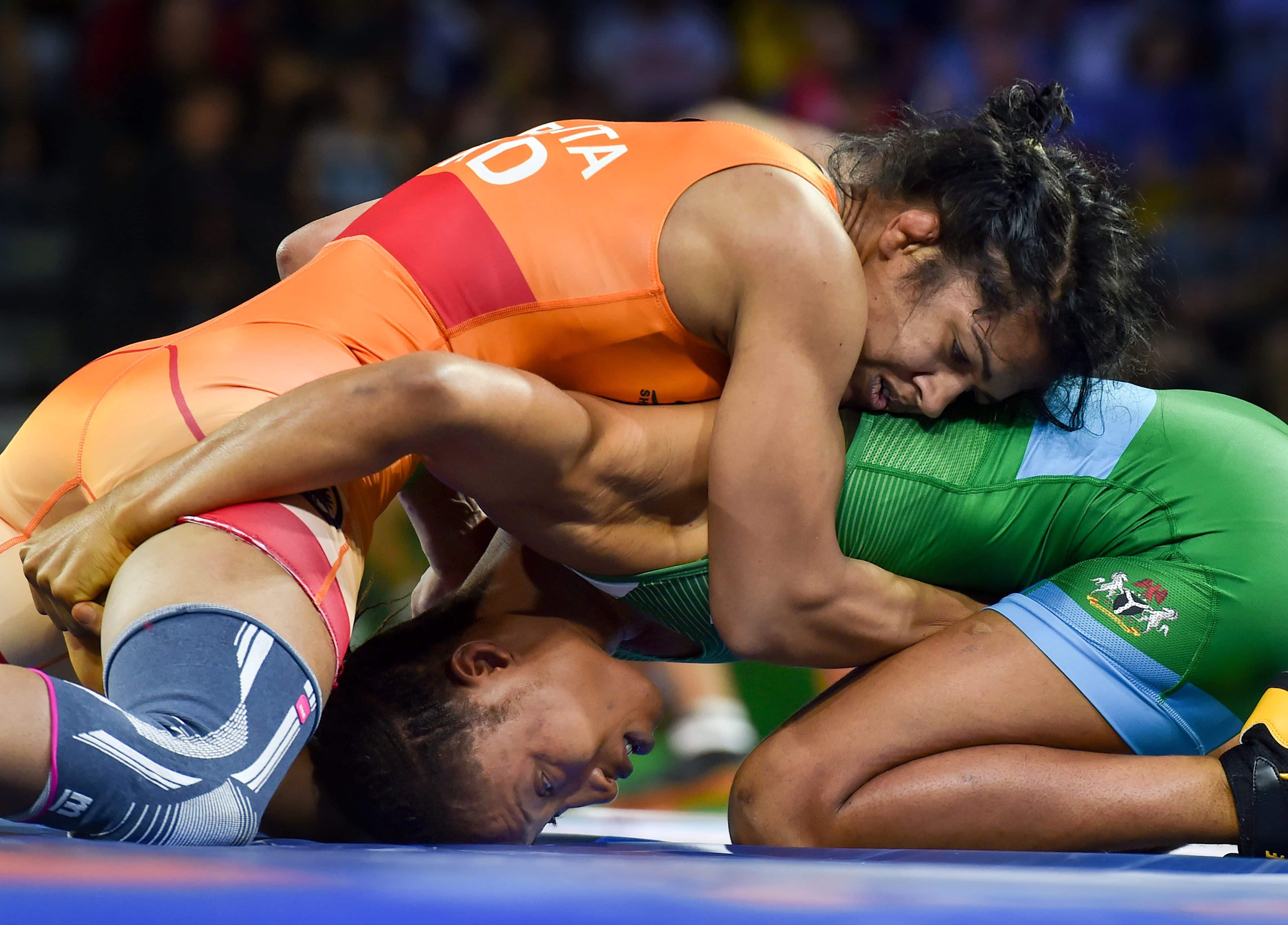 Commonwealth Games: Wrestler Babita Phogat settles for silver in 53 kg category Commonwealth Games: Wrestler Babita Phogat settles for silver in 53 kg category
