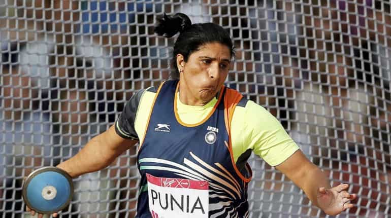 CWG 2018: India's Seema Punia, Navjeet Dhillon win discus silver and bronze CWG 2018: India's Seema Punia, Navjeet Dhillon win discus silver and bronze