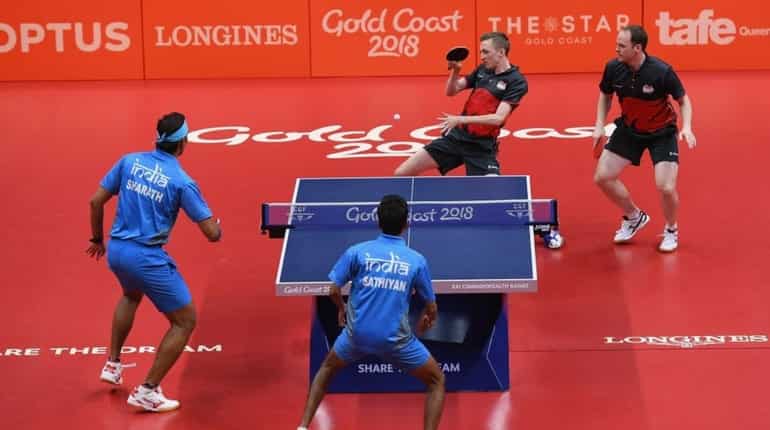 CWG 2018: India bags both silver and bronze medals in men's doubles TT event CWG 2018: India bags both silver and bronze medals in men's doubles TT event