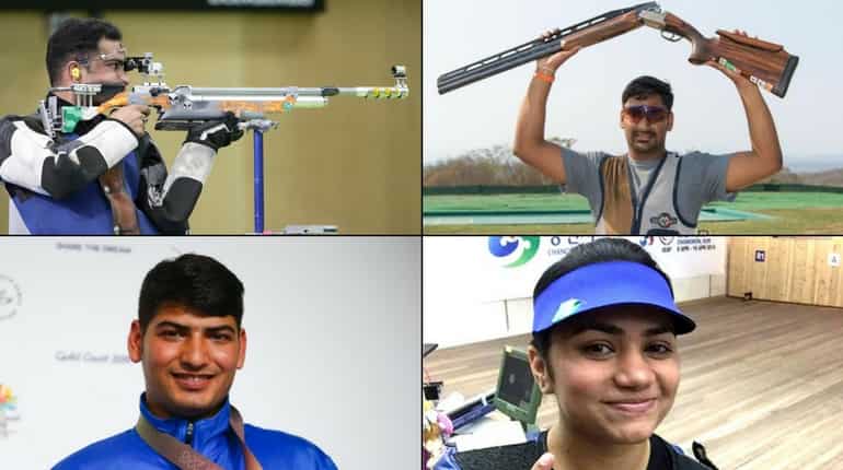 Shooting - 5 Bronze Medals