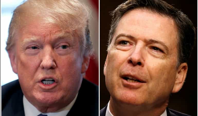 His memos are self-serving and fake: Trump fires James Comey over memoir