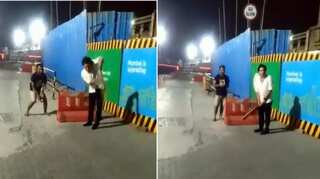 Watch: Sachin Tendulkar's comeback in 'gully cricket'