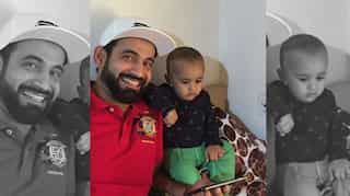 Watch: Irfan Pathan telling bedtime stories to his son