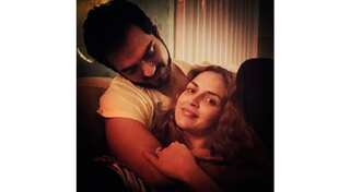 Wondering what Esha Deol is up to, well she's chilling with husband Bharat Takhtani; see pic!
