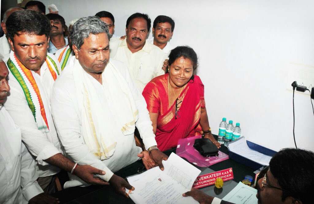 Siddaramaiah, JD(S) chief Kumaraswamy file nominations for Karnataka polls Siddaramaiah, JD(S) chief Kumaraswamy file nominations for Karnataka polls