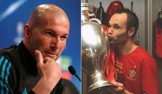 Andres Iniesta deserved Ballon d'Or in 2010, says Zinedine Zidane