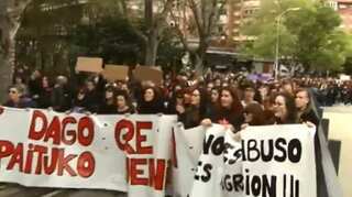 Spain: More than 30,000 people protest against Pamplona gang rape