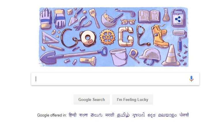 Google Doodle celebrates Labour Day 2018