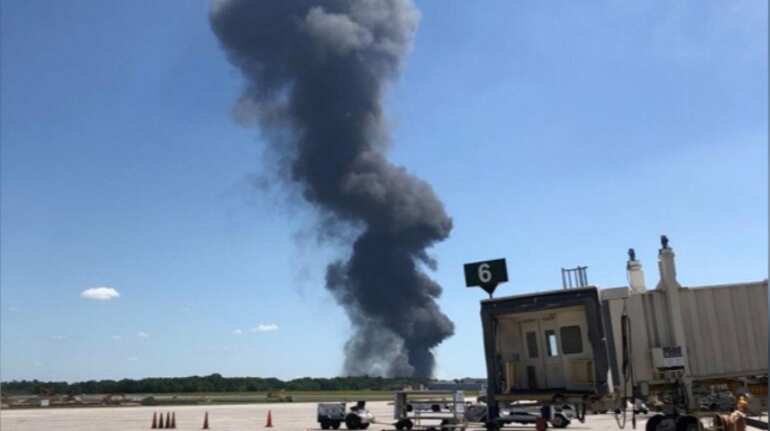 US military C-130 plane crashes near Savannah airport