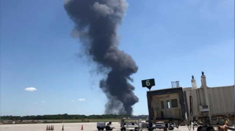 US military C-130 plane crashes near Savannah airport