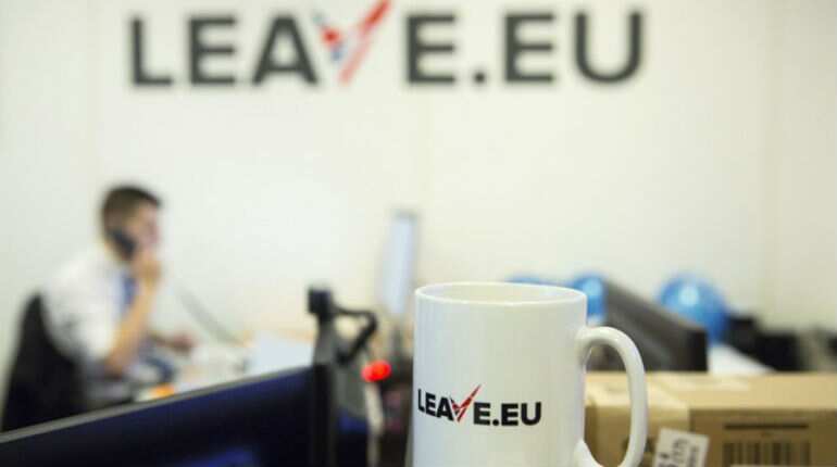 Britain's Electoral Commission fines Leave.EU over Brexit vote spending Britain's Electoral Commission fines Leave.EU over Brexit vote spending