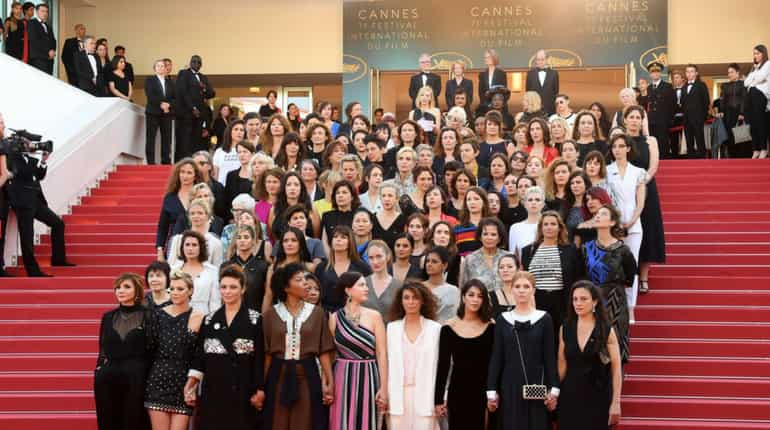 Cannes 2018: 82 women converge at the red carpet demanding equal rights Cannes 2018: 82 women converge at the red carpet demanding equal rights