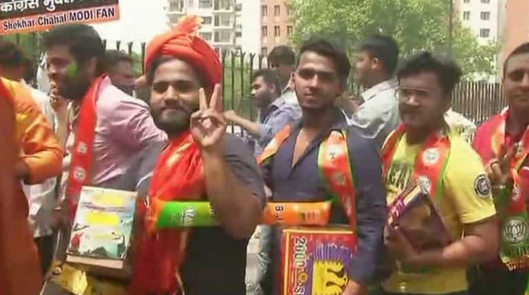 BJP victory celebration
