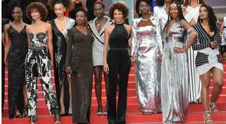 16 black actresses stage a protest at Cannes red carpet against racism