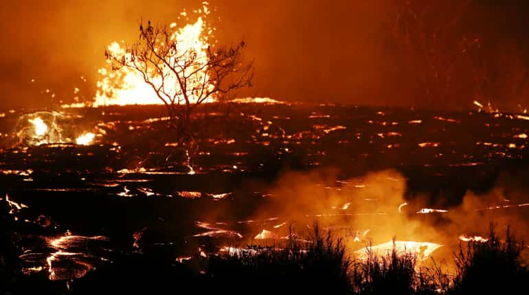 Helicopters rescue residents after fresh Hawaii volcano lava flow