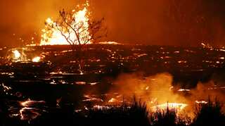 Fast lava from Hawaii's Kilauea volcano closes highway