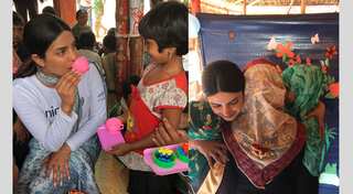 In pictures: Priyanka Chopra spends the day with Rohingya refugee children