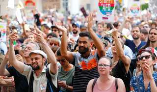 Germany's far-right AfD supporters outnumbered by protesters in Berlin