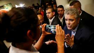 Anti-FARC conservative wins in Colombia faces leftist in runoff