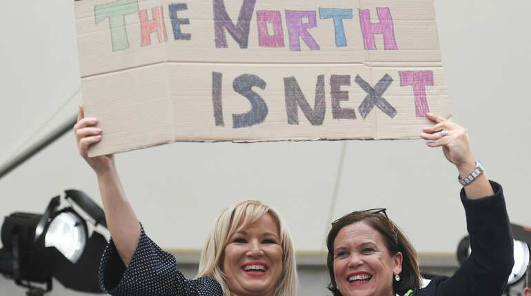 Northern Ireland rally calls on Britain's May to ease abortion rules