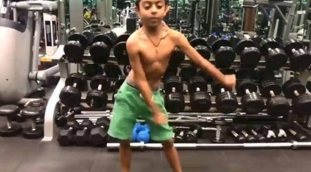Ajay Devgn and Kajol's son Yug becomes the youngest to take up viral fitness challenge