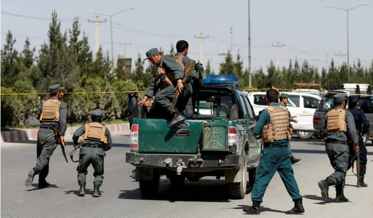 At least 10 killed in an explosion outside rural ministry’s office in Kabul