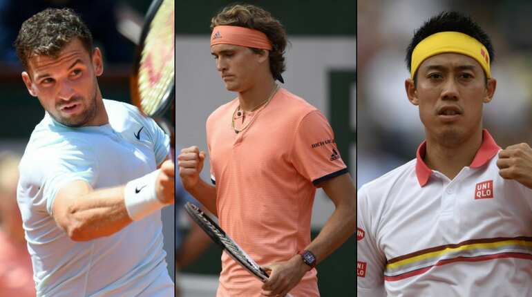 Dimitrov, Zverev, Nishikori reach round 3rd at Roland-Garros Dimitrov, Zverev, Nishikori reach round 3rd at Roland-Garros