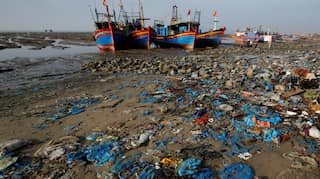 World Environment Day: Vietnam beach awash with tide of blue waste