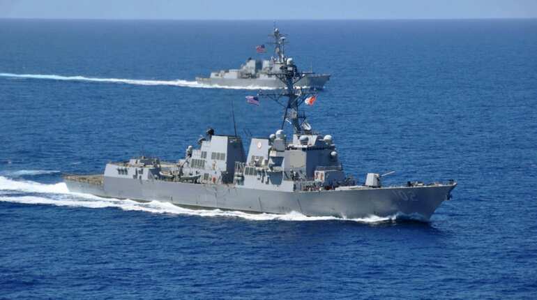 Naval destroyer sailed through South China Sea to ensure freedom of navigation: US
