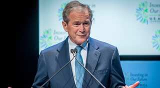 Bush is back: Dubya comes out of self-imposed exile to help Republicans rustle up some cash