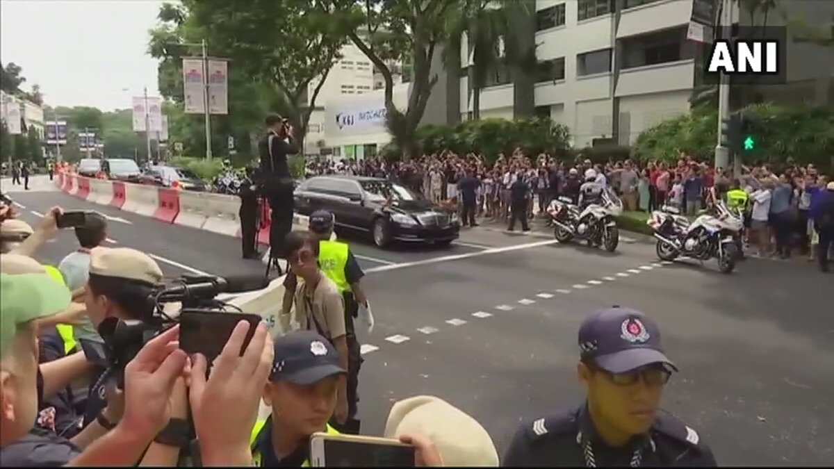 North Korea leader Kim Jong-Un arrives in Singapore ahead of historic summit North Korea leader Kim Jong-Un arrives in Singapore ahead of historic summit