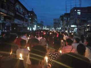 Thousands protest lynching of two college students in Assam